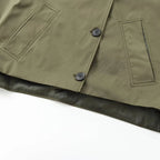 Chaqueta utilitaria con capucha de talla grande